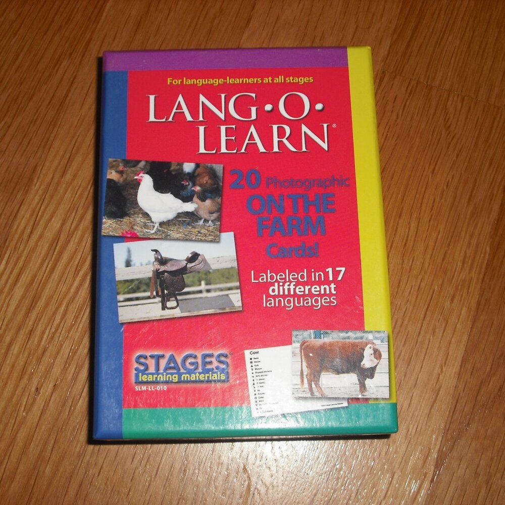 Lang O Learn on the Farm Animals by Stages Learning Materials